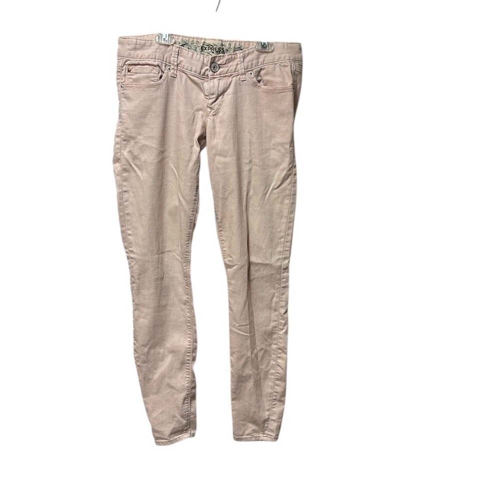 Express Women's Light Pink Jeans